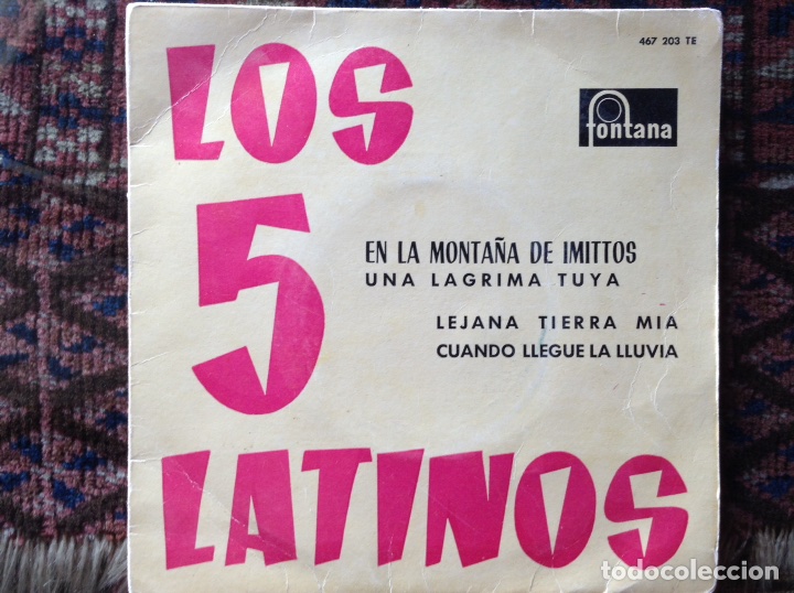 Discos de vinilo: En la monta&ntilde;a. Los cinco latinos. - Foto 1