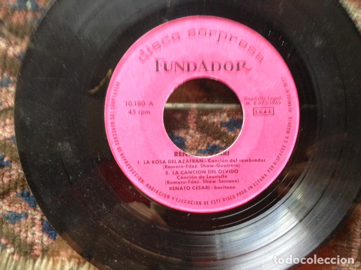 Discos de vinilo: La rosa del,azafr&aacute;n - Foto 1