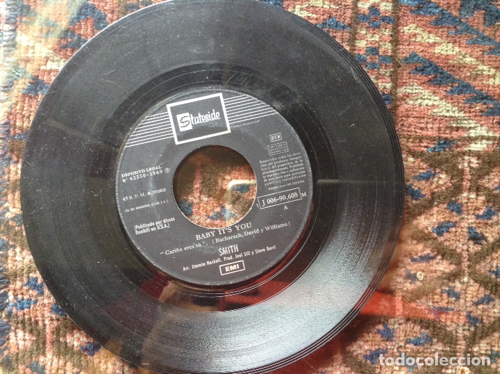 Discos de vinilo: Baby its you. Smith. - Foto 1