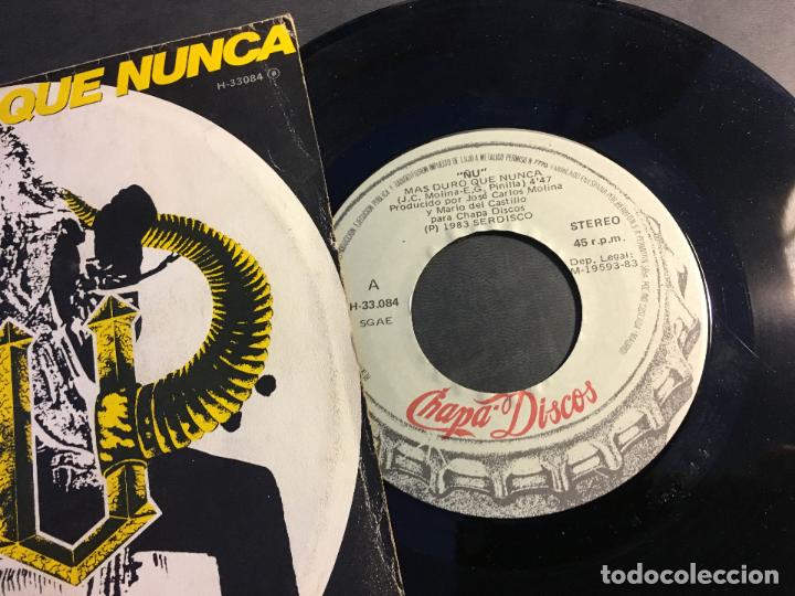 Discos de vinilo: &Ntilde;U (MAS DURO QUE NUNCA) SINGLE ESPA&Ntilde;A   (EPI7) - Foto 2