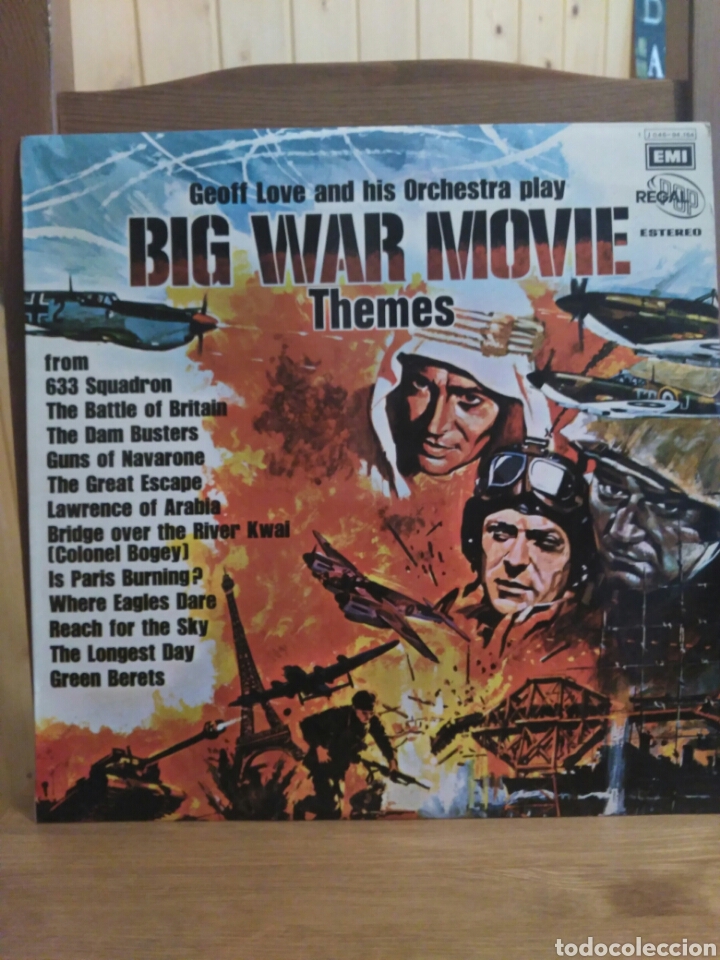 Big War Movie Themes Emi 12 Temas Geoff Love Buy Vinyl Records Lp Of Soundtracks At Todocoleccion