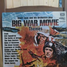 Discos de vinilo: BIG WAR MOVIE THEMES EMI 12 TEMAS GEOFF LOVE. Lote 87015170