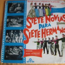 Discos de vinilo: SIETE NOVIAS PARA 7 HERMANOS EP HISPAVOX 1960 METRO GOLDWYN MAYER 