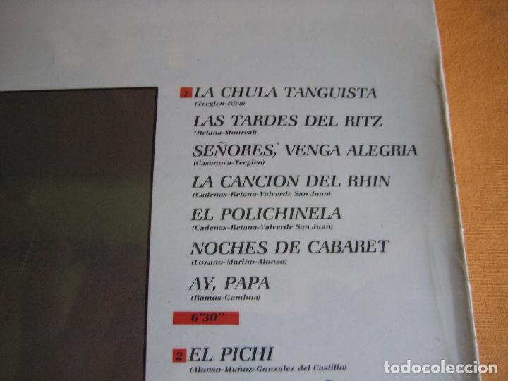 Discos de vinilo: JAVIER ITURRALDE LP HISPAVOX 1984 CUPLES - - Foto 5