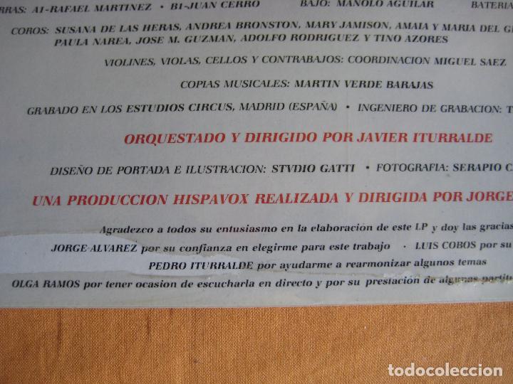 Discos de vinilo: JAVIER ITURRALDE LP HISPAVOX 1984 CUPLES - - Foto 8