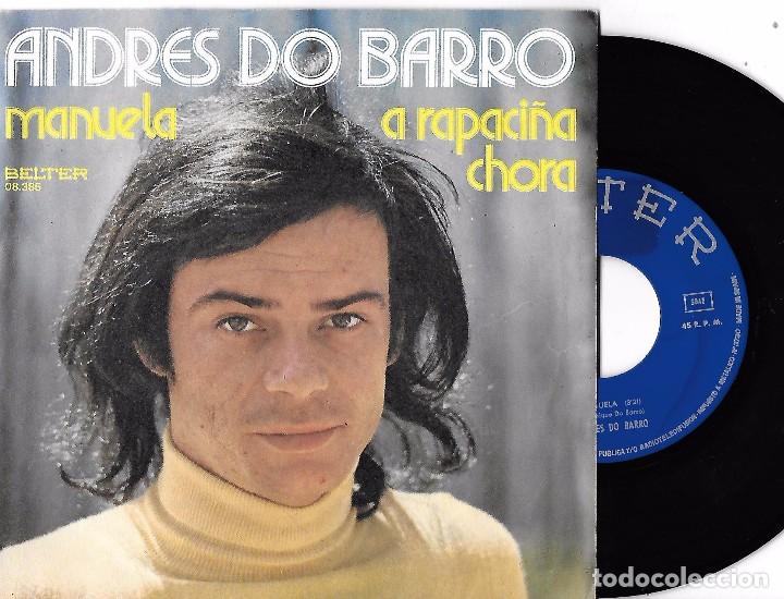 Discos de vinilo: ANDR&Eacute;S DO BARRO: MANUELA / A RAPACI&Ntilde;A CHORA - Foto 1