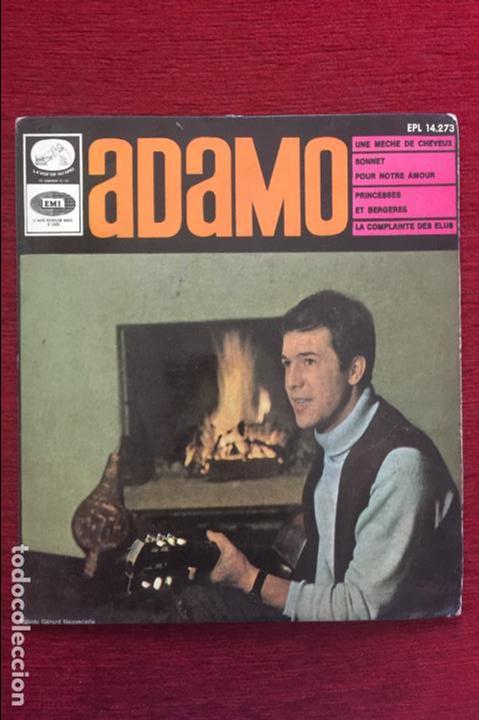 Discos de vinilo: ADAMO. UNA MECHE DE CHEVEUX. 1973. - Foto 1