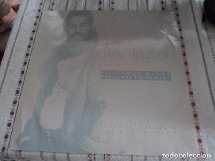 Discos de vinilo: JAMES INGRAM IT&acute;S YOUR NIGHT - Foto 1