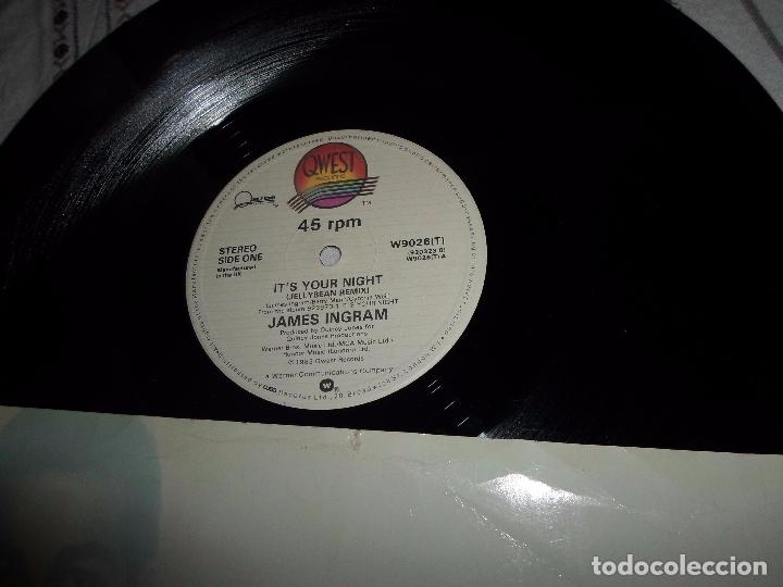 Discos de vinilo: JAMES INGRAM IT&acute;S YOUR NIGHT - Foto 2