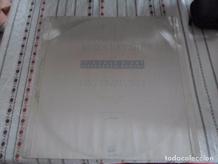 Discos de vinilo: JAMES INGRAM IT&acute;S YOUR NIGHT - Foto 3