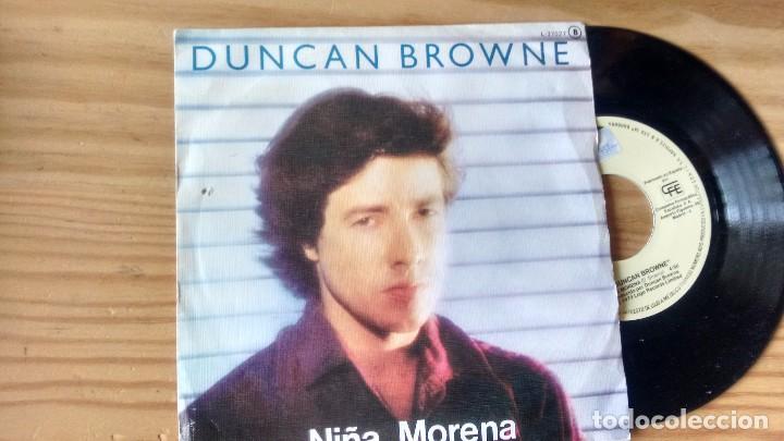 Discos de vinilo: SINGLE (VINILO) DE DUNCAN BROWNE A&Ntilde;OS 80 - Foto 1