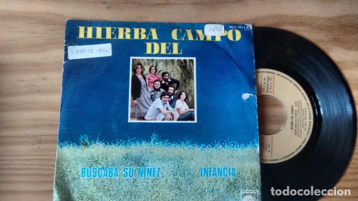 Discos de vinilo: SINGLE (VINILO) DE HIERBA DEL CAMPO A&Ntilde;OS 70 - Foto 1