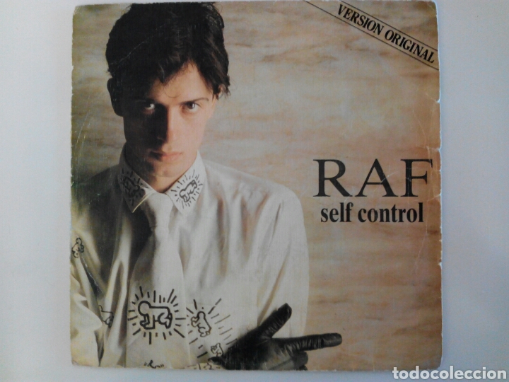 Discos de vinilo: S&oacute;lo portada RAF Self control - Foto 1