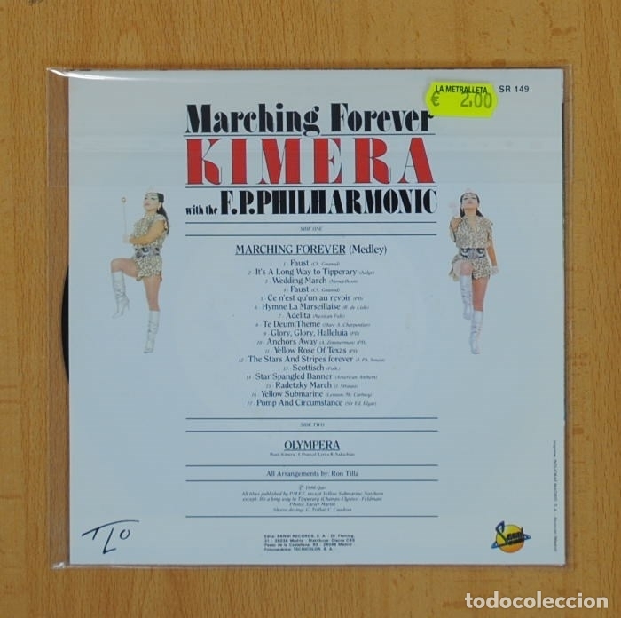 Discos de vinilo: KIMERA - MARCHING FOREVER / OLYMPERA - SINGLE - Foto 2