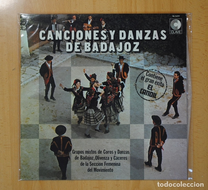 Discos de vinilo: VARIOS - CANCIONES Y DANZAS DE BADAJOZ - LP - Foto 1