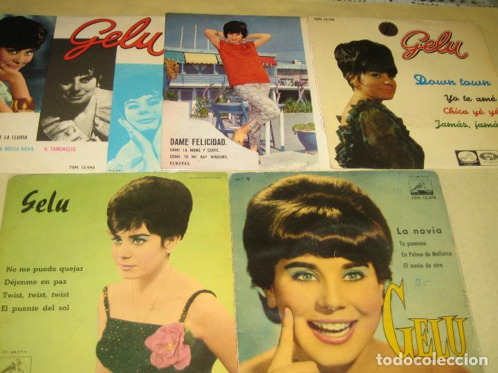Discos de vinilo: GELU - LOTE DE 5 SINGLES - Foto 1
