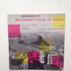 Discos de vinilo: ENSEMBLE DU MANDOLIN+3 .MANDOLIN CLUB DE PARIS .ORCHEST:EP /FRANCE. Lote 87180980