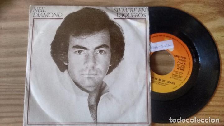 Discos de vinilo: SINGLE (VINILO) DE NEIL DIAMOND A&Ntilde;OS 70 - Foto 1