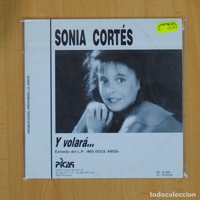 Discos de vinilo: SONIA CORTES - Y VOLARA - SINGLE - Foto 2