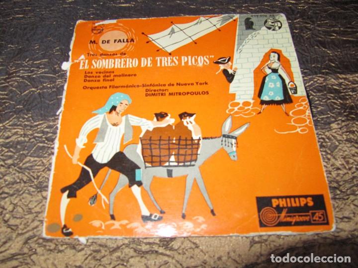 Vinyl-Schallplatten: SINGLE VIINILO TRES DANZAS DE EL SOMBRERO DE TRES PICOS