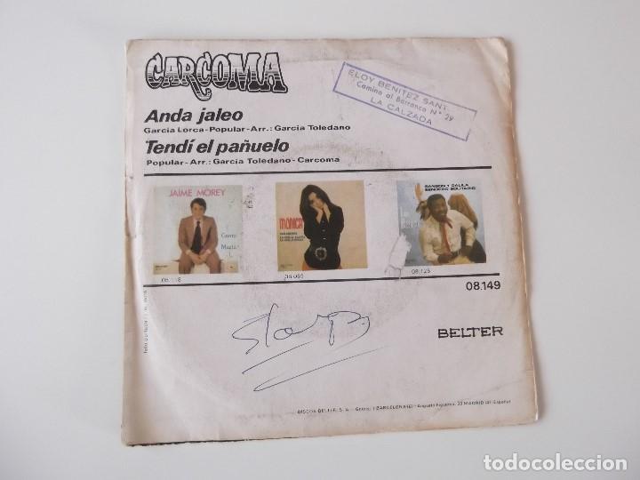 Discos de vinilo: CARCOMA - Anda jaleo - Foto 2