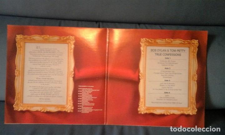 Discos de vinilo: Bob Dylan & Tom Petty. True Confessions. Australia 1986. 2 Lps. Bootleg record.Muy Raro. - Foto 3 - 87238292