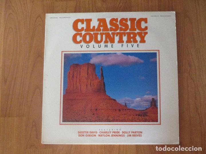 Discos de vinilo: CLASSIC COUNTRY - VOLUME FIVE - PULSE - UK - T - - Foto 1