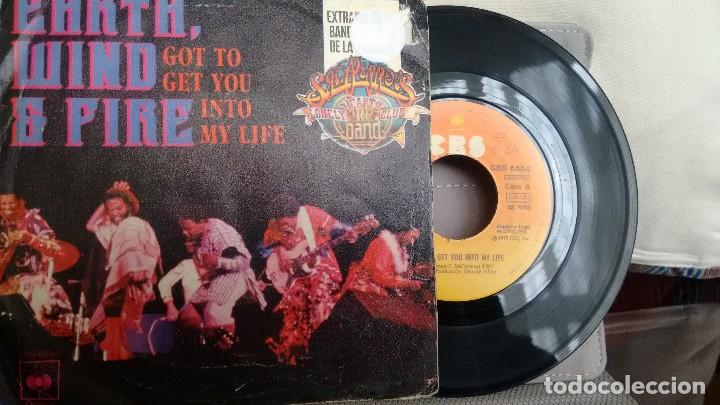 Discos de vinilo: SINGLE (VINILO) DE EARTH WIND AND FIRE A&Ntilde;OS 70 - Foto 1