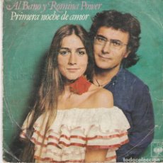Discos de vinilo: SINGLE AL BANO Y ROMINA POWER. PRIMERA NOCHE DE AMOR 1977. DISCO PROBADO Y NORMAL