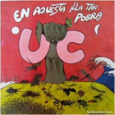 Discos de vinilo: UC (ISIDOR MARÍ, JORDI CLUA) – EN AQUESTA ILLA TAN POBRA - LP SPAIN 1976 - EDIGSA CM410 - CATALÀ