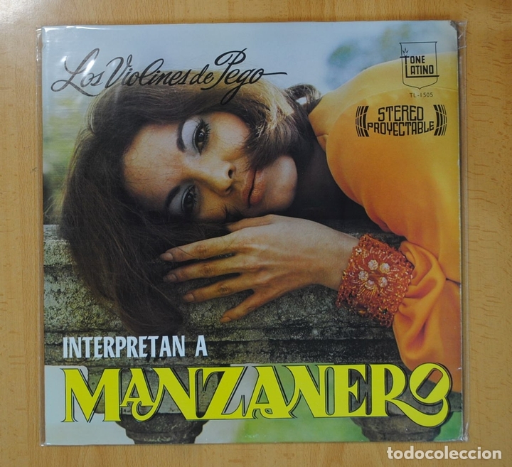 Discos de vinilo: LOS VIOLINES DE PEGO - INTERPRETAN A MANZANERO - LP - Foto 1