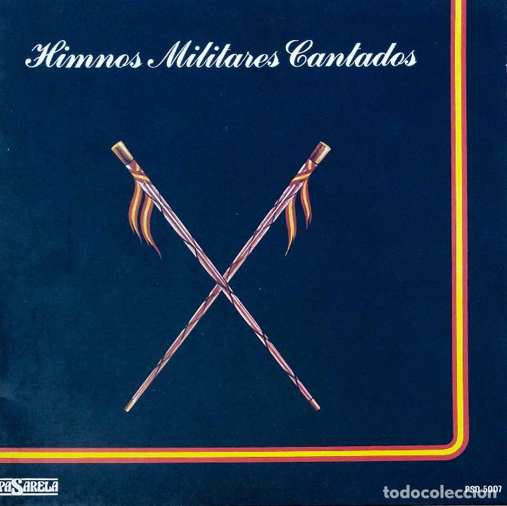 Dischi in vinile: HIMNOS MILITARES CANTADOS, CORAL DE LA ACADEMIA DE M&Uacute;SICA S.A.F. DE ALGECIRAS. LP PORTADA DOBLE