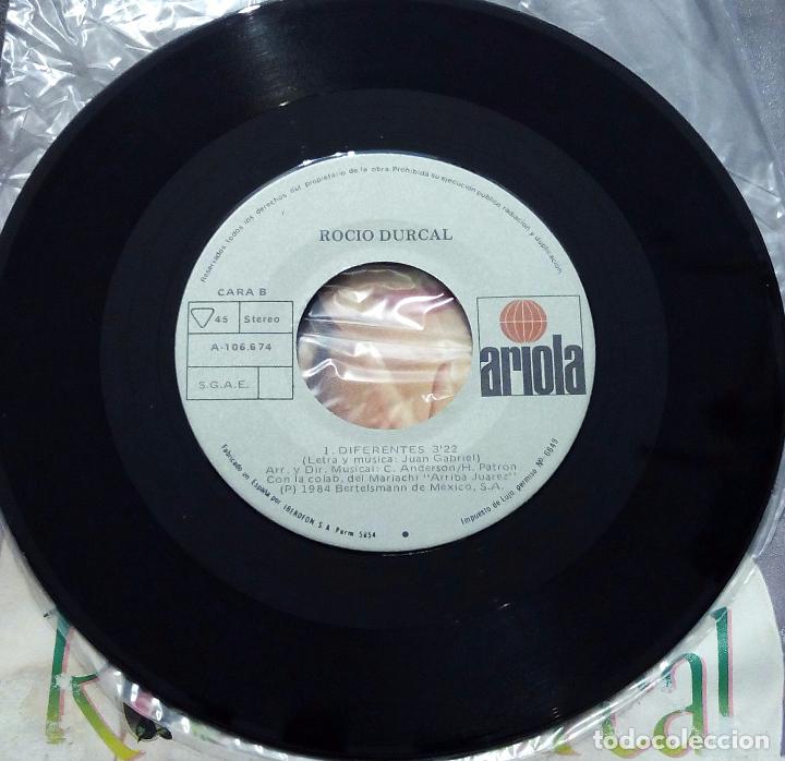 Discos de vinilo: SINGLE ROC&Iacute;O D&Uacute;RCAL - EL CANALLA - ARIOLA 1984. - Foto 5