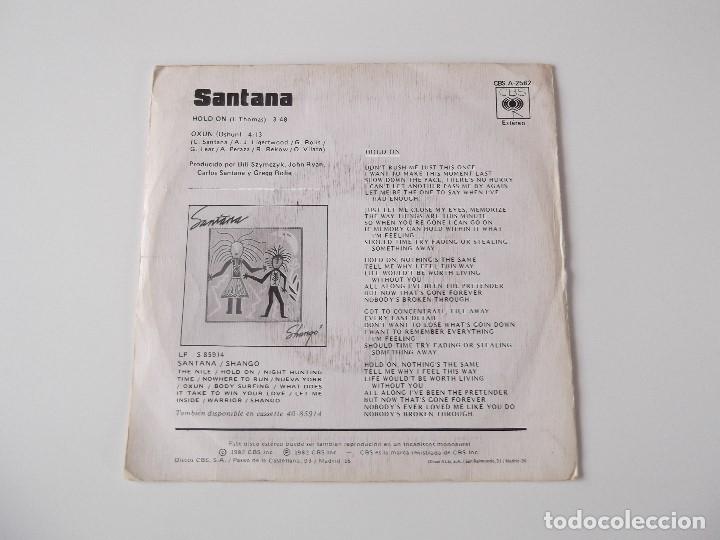 Discos de vinilo: SANTANA - Hold on - Foto 2