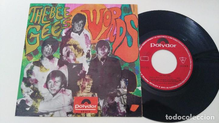 Discos de vinilo: disco antiguo de the bee gees words - Foto 1