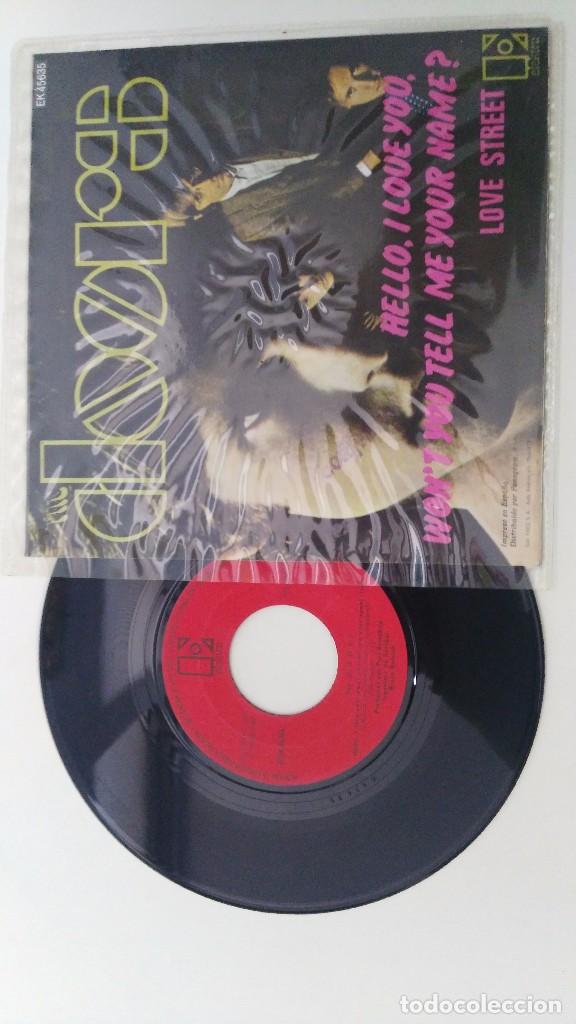 Discos de vinilo: disco antiguo doors hello  i love you - Foto 1
