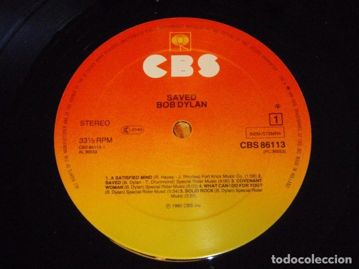 Discos de vinilo: BOB DYLAN - SAVED 1980-HOLANDA LP CBS - Foto 7