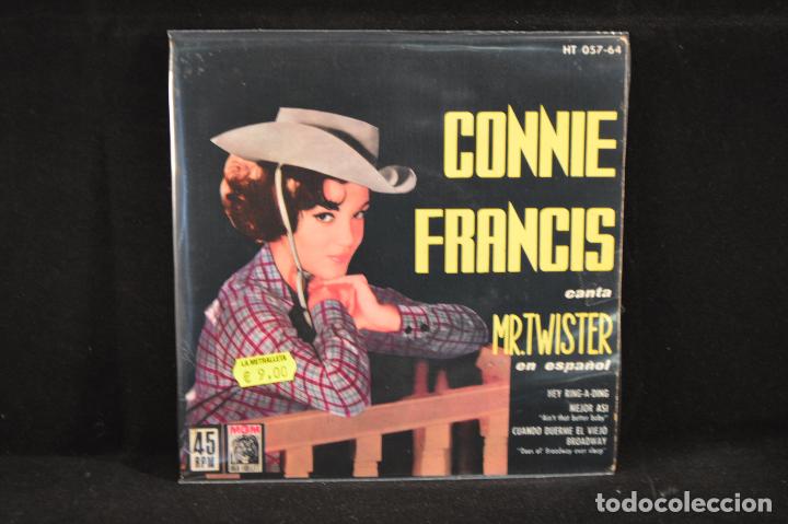 Discos de vinilo: CONNIE FRANCIS - MR. TWISTER +3 - EP - Foto 1