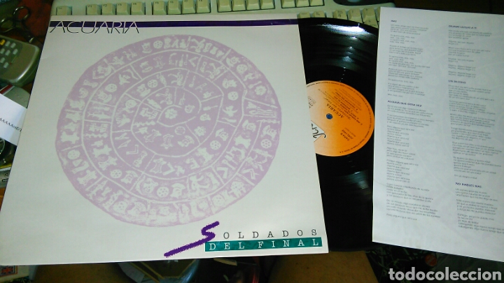 Discos de vinilo: Acuaria lp soldados del final.1992 - Foto 1