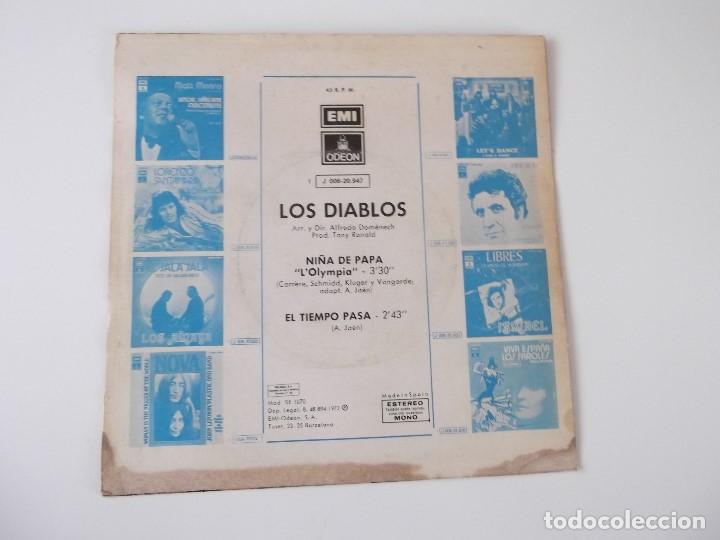 Discos de vinilo: LOS DIABLOS - Ni&ntilde;a de pap&aacute; - Foto 2