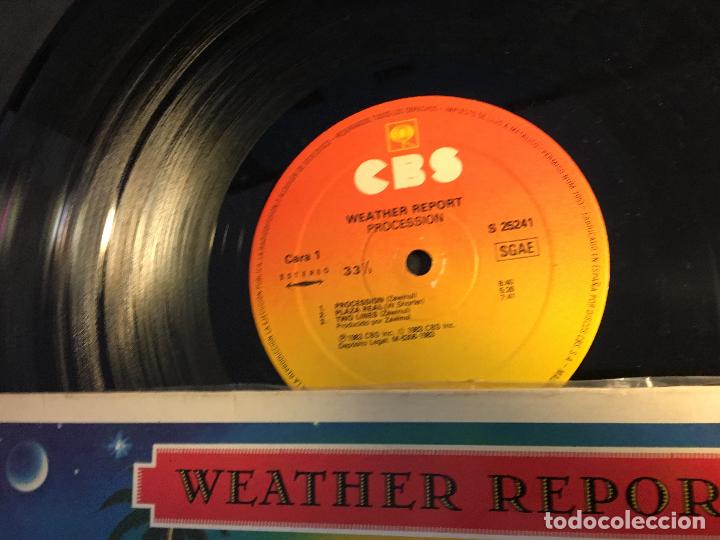 Discos de vinilo: WEATHER REPORT (PROCESSION ) LP ESPA&Ntilde;A 1983 (B-30) - Foto 2