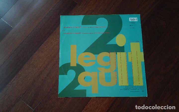 Discos de vinilo: mc hammer-2 legit 2 quit.maxi - Foto 2