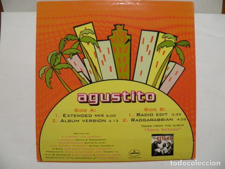 Discos de vinilo: KETAMA - AGUSTITO - 4 VERSIONES -  KETAMAGOESTOEMIAMI - MAXISINGLE - Foto 2