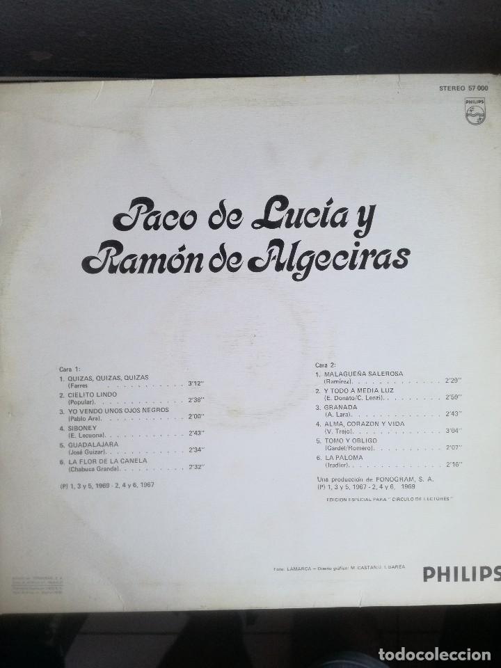 Discos de vinilo: PACO DE LUCIA / RAMON DE ALGECIRAS . - Foto 2