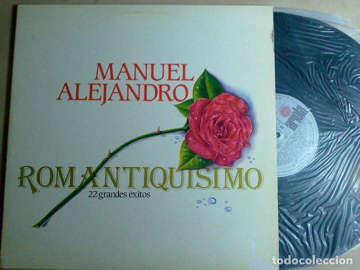 Discos de vinilo: MANUEL ALEJANDRO-ROMANTIQUISIMO -2 LP - Foto 1