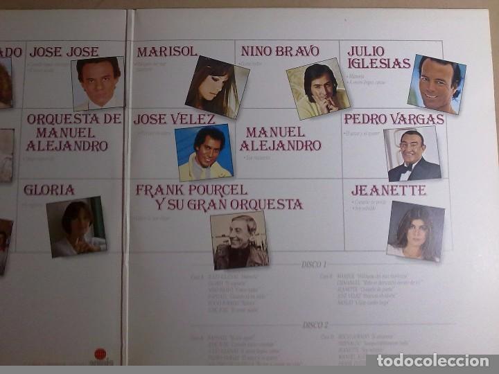 Discos de vinilo: MANUEL ALEJANDRO-ROMANTIQUISIMO -2 LP - Foto 3