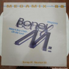 Discos de vinilo: VINILO - MAXISINGLE. MAXI SINGLE. BONEY M. MEGAMIX REUNION 88 - BMG 1988. Lote 88140256