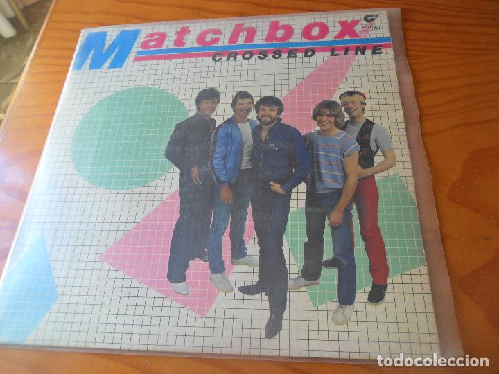 Discos de vinilo: MATCHBOX - CROSSED LINE - LP 1982 SPAIN - - Foto 1