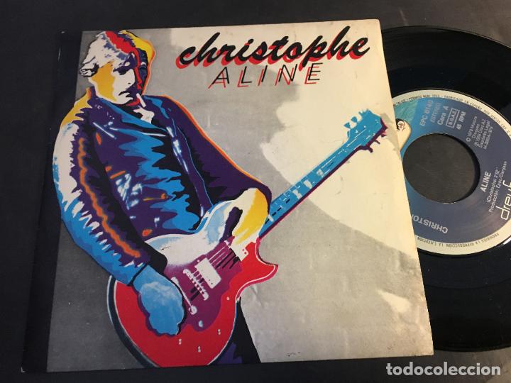 Discos de vinilo: CHRISTOPHE (ALINE) SINGLE ESPA&Ntilde;A 1979 (EPI7) - Foto 1