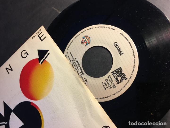 Discos de vinilo: CHANGE ( A LOVERS HOLIDAY) SINGLE ESPA&Ntilde;A (EPI7) - Foto 2